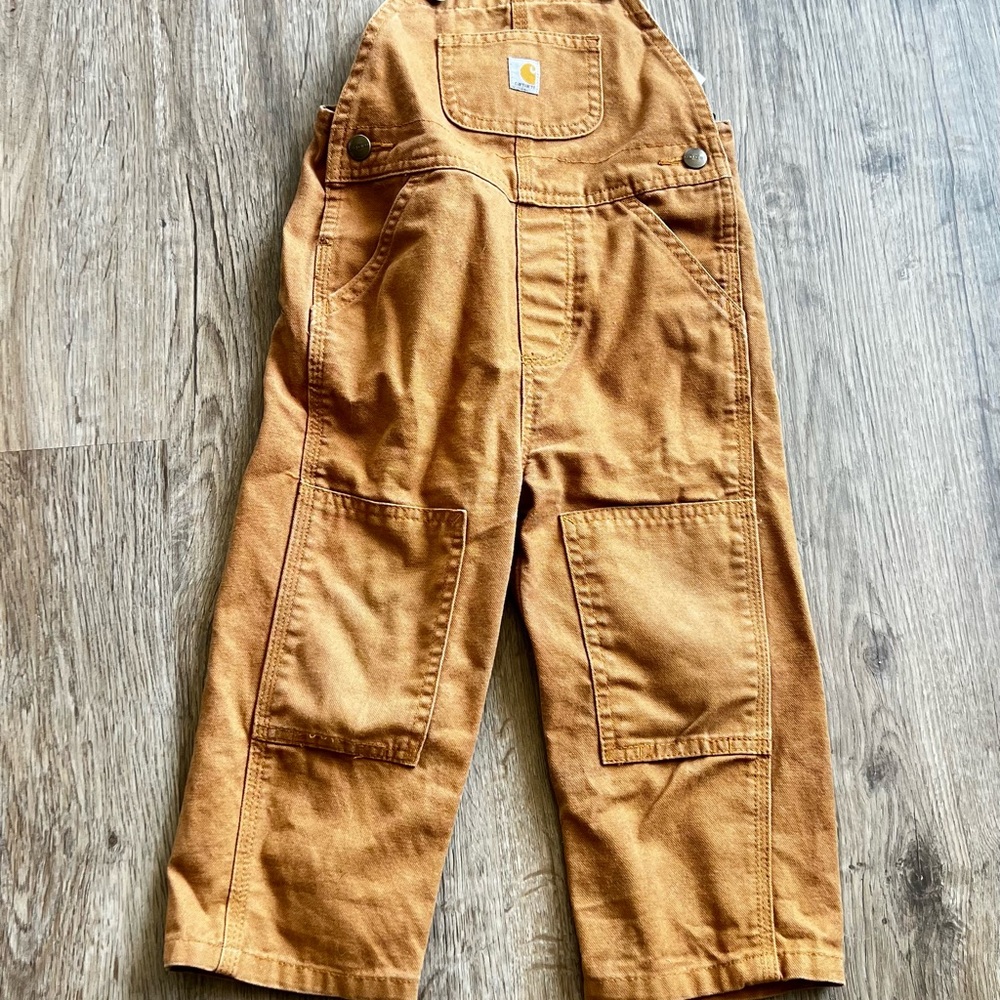 Carhartt Brown Overalls Durable Cotton Canvas